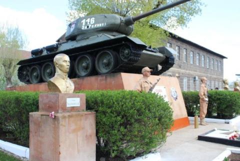 В российской военной базе в Армении проводятся подготовительные мероприятия ко Дню Танкиста
