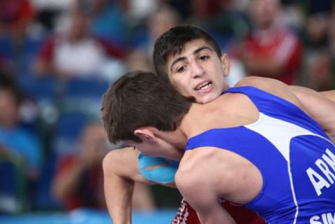 Simonyan loses semi-final bout, will compete for bronze at Junior Wrestling Championship 