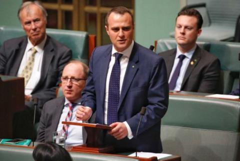 Australian MP acknowledges his Armenian heritage in his first parliamentary speech