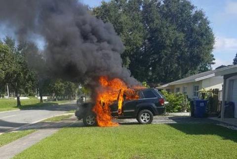 Florida family claims Samsung Galaxy Note7 Phone set their jeep ablaze