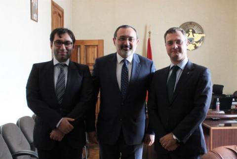 NKR FM and European Friends of Armenia discuss opportunities to expand cooperation