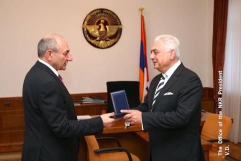 NKR President awards ANC Australia representative with “Gratitude” medal