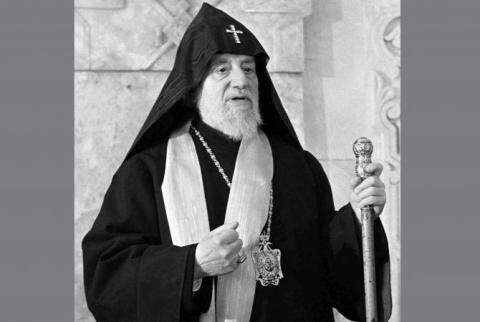 Catholicos of All Armenians Vazgen I today would turn 108