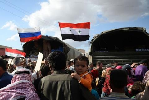 Russia delivers 1.5 tons of humanitarian aid to Aleppo, Syria