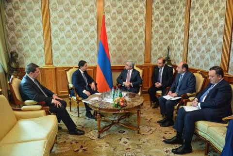 President Sargsyan receives Secretary-General of UN World Tourism Organization