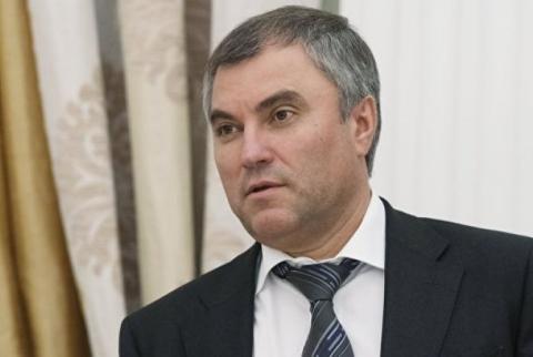 Vyacheslav Volodin elected Russia's State Duma speaker