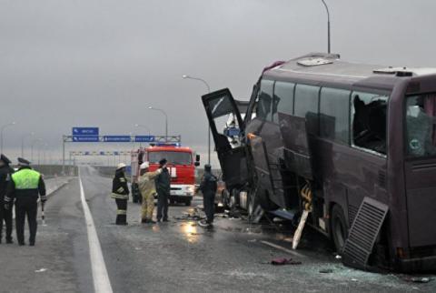Правительство оказывает финансовую помощь пострадавшим в аварии автобуса в Беслане