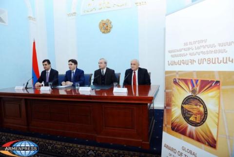 Inventor of Open-Root Louis Pouzin receives Presidential Award of Armenia for contribution to IT sector