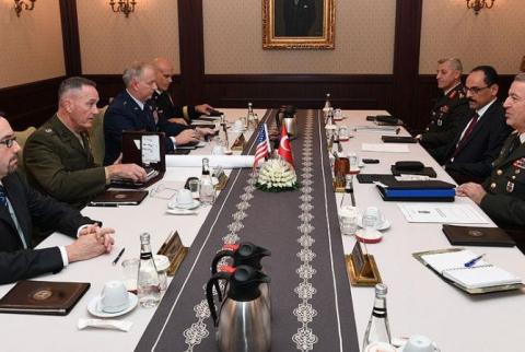 Chief of General Staff of Turkish armed forces holds meeting with his US counterpart