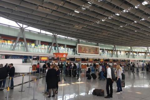 Passenger flow increases by 9.5% in Armenia’s Zvartnots Airport 