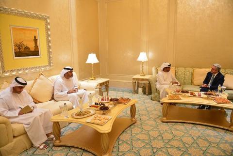 President Sargsyan meets heads of UAE investment and development companies