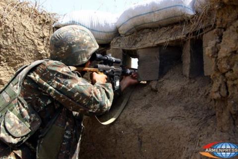 Азербайджан интенсивно обстреливает позиции, дислоцированные в направлении Ярмджа