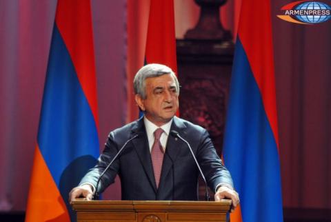 Armenia’s self governmental system is not only well established, but has proved its vitality –President Sargsyan