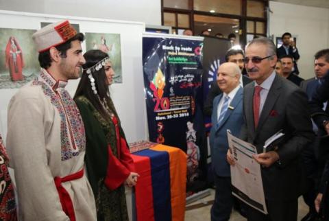 الكرد مع الإعتراف بالإبادة الجماعية الأرمنية -مهرجان مخصص للعلاقات الأرمنية-الكردية في  السليمانية،كردستان العراق، صور-  