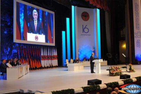 Armenian President says no resources will be spared for army modernization