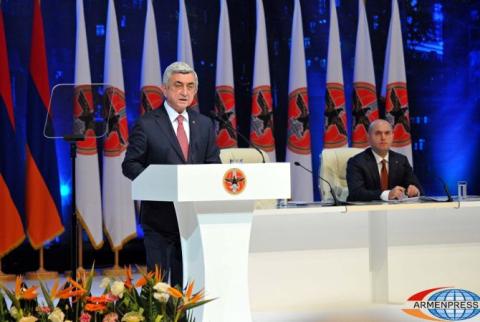 Մեր առաջնահերթ խնդիրն է 2017-ի գարնանը կազմակերպել անբիծ ընտրություններ. Սերժ Սարգսյան