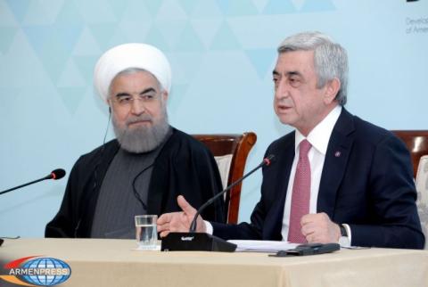 Iranian capital should be more visible in Armenia – President Sargsyan