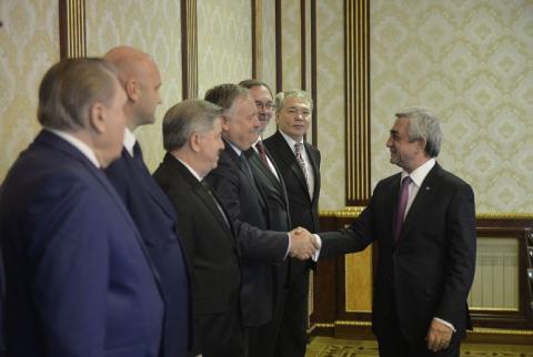 President Sargsyan meets Russian State Duma’s delegation