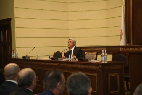 Обиженных быть не должно: Серж Саргсян не стерпит лишней толкотни в рядах РПА