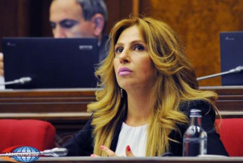 MP Zaruhi Postanjyan steps down from Heritage Party