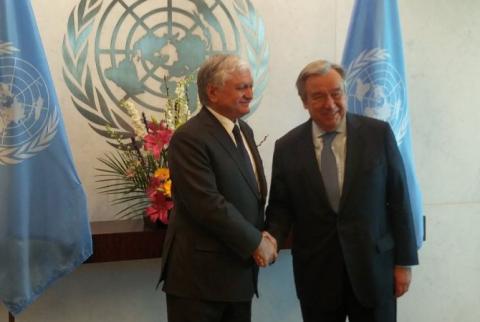 UN chief Guterres appreciates Armenia’s efforts on hosting refugees