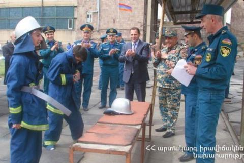ՀՀ բոլոր մարզերի պատանի հրշեջ-փրկարարները մասնակցել են հանրապետական առաջնությանը