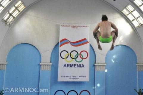 Завершилось первенство Армении по прыжкам в воду