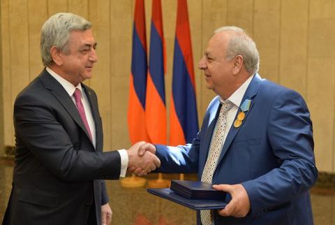 Серж Саргсян присутствовал на праздных мероприятиях по случаю Дня труда