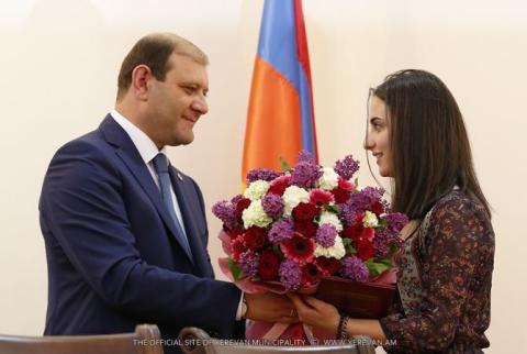 Стипендии имени Андраника Маргаряна удостоилась лучшая студентка Национального политехнического университета Армении