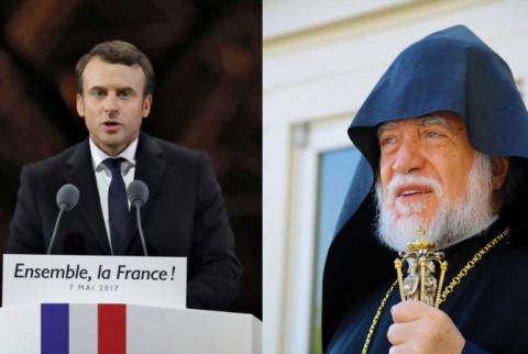 Catholicos Aram I sends congratulatory letter to newly elected President of France Emmanuel Macron