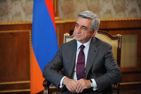 President Sargsyan’s meeting with Emir of State of Qatar begins in Doha