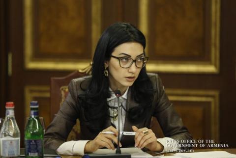 Arpine Hovhannisyan relieved from post of Justice Minister