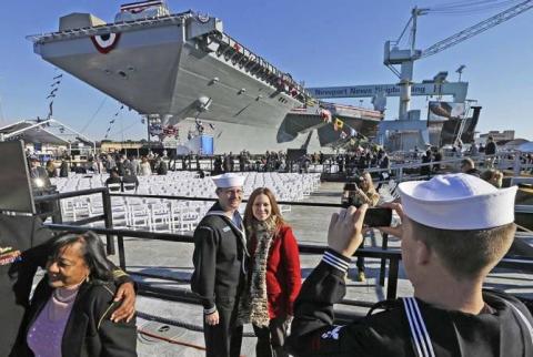 US Navy accepts delivery of ‘newest & most capable’ Gerald R. Ford supercarrier