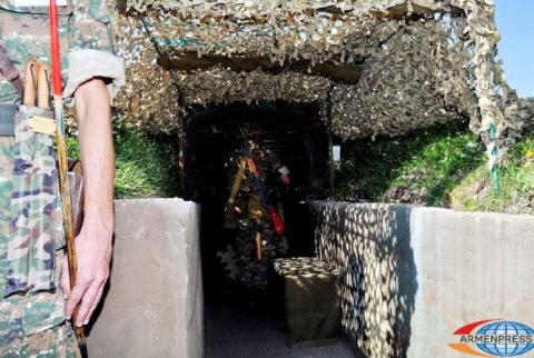 Artsakh posts equipped with more modern and new arms