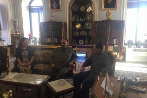 Высокопоставленный китайский чиновник по религиозным вопросам посетил Армянский патриархат в Иерусалиме