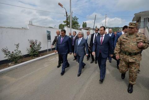 President Sargsyan pays working visit to Tavush province