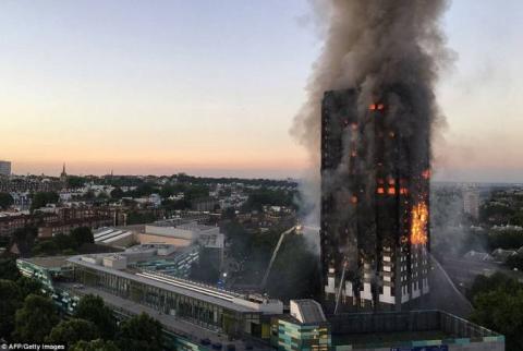 At least 30 injured in London as inferno rips through multi-storey tower - LIVE