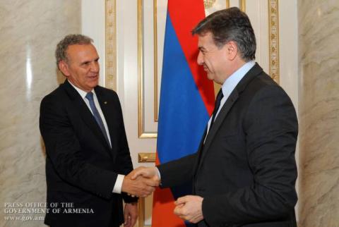 Armenian Premier, Commissioner of President of Cyprus discuss issues of bilateral agenda