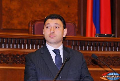 Armenia’s delegation led by Parliament’s Vice-Speaker Eduard Sharmazanov departs for Czech Republic