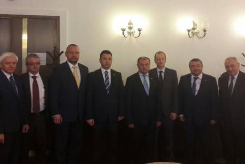 Делегация НС Армении встретилась с вице-спикером Палаты депутатов парламента Чехии