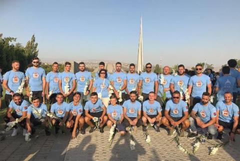 10th Pan-Homenetmen Games athletes visit V. Sargsyan Military University 