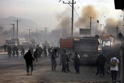 Taliban suicide car bomber kills at least 24 in Afghan capital