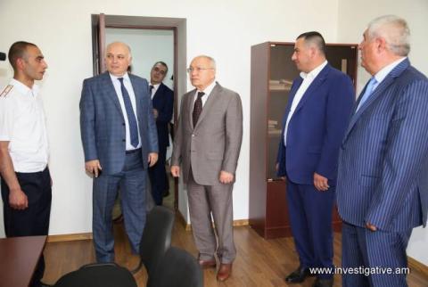 Председатель СК Армении принял участие в церемонии открытия нового административного здания варденисского следственного отдела