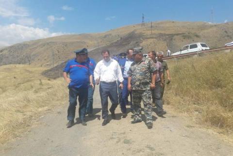  Վայոց ձորում առաջին անգամ հրդեհաշիջման համար օգտագործվում են մոտակա ջրամբարի պաշարները