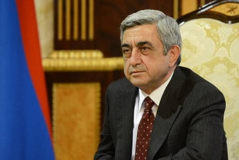 President Sargsyan briefed on forest firefighting activities