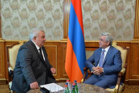 President Sargsyan receives CSTO Secretary-General