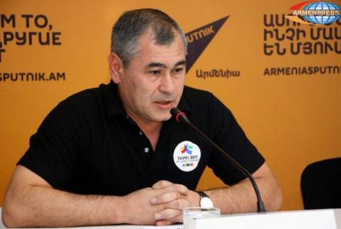 Гимнасты с успехом приняли участие в «Универсиаде»: тренер  Акоп Серобян 