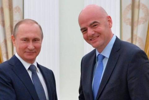 Президент России встретится с президентом ФИФА