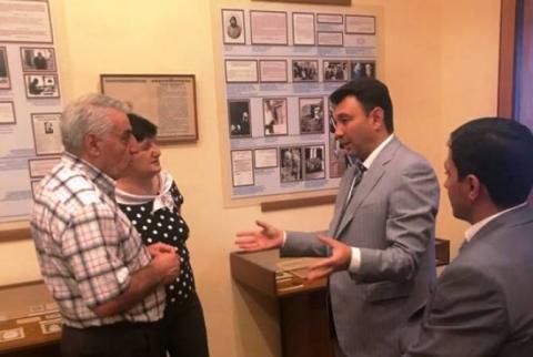 Vice Speaker Sharmazanov visits Orbeli house-museum in Tsakhkadzor, Armenia 