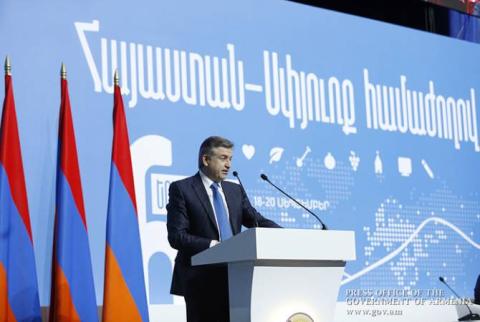  Մեր բարեփոխումներն առնչվում են ոչ միայն այսօրվա խնդիրների կարգավորմանը. վարչապետի ելույթը Հայաստան-Սփյուռք համաժողովին